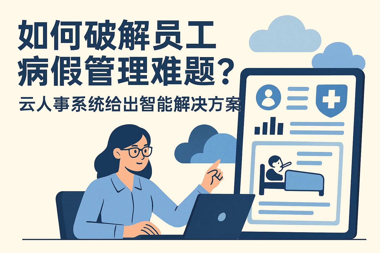 人力资源管理系统如何破解员工病假管理难题？云人事系统给出智能解决方案