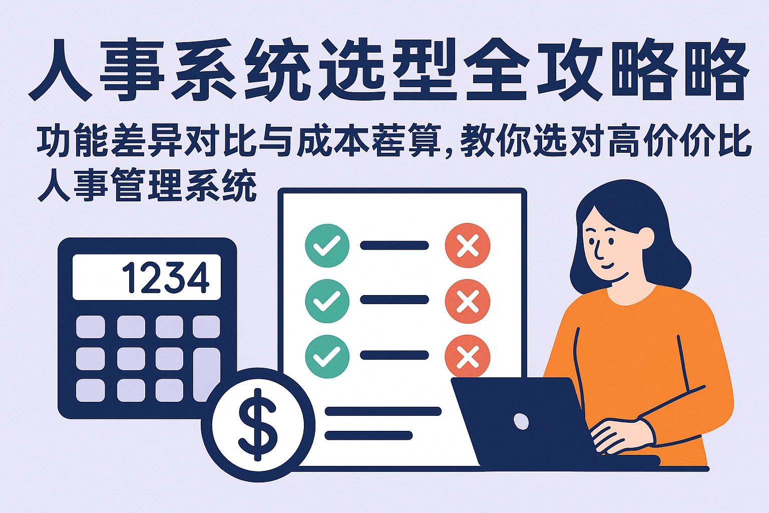 人事系统选型全攻略:功能差异对比与成本测算,教你选对高性价比人事管理系统