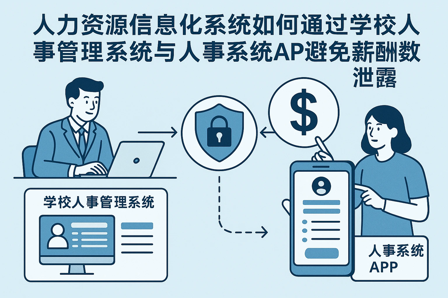 人力资源信息化系统如何通过学校人事管理系统与人事系统APP避免薪酬数据泄露