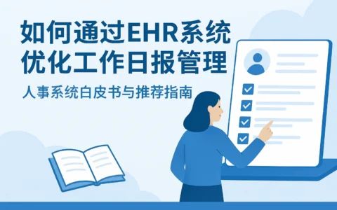 如何通过ehr系统优化工作日报管理 – 人事系统白皮书与推荐指南