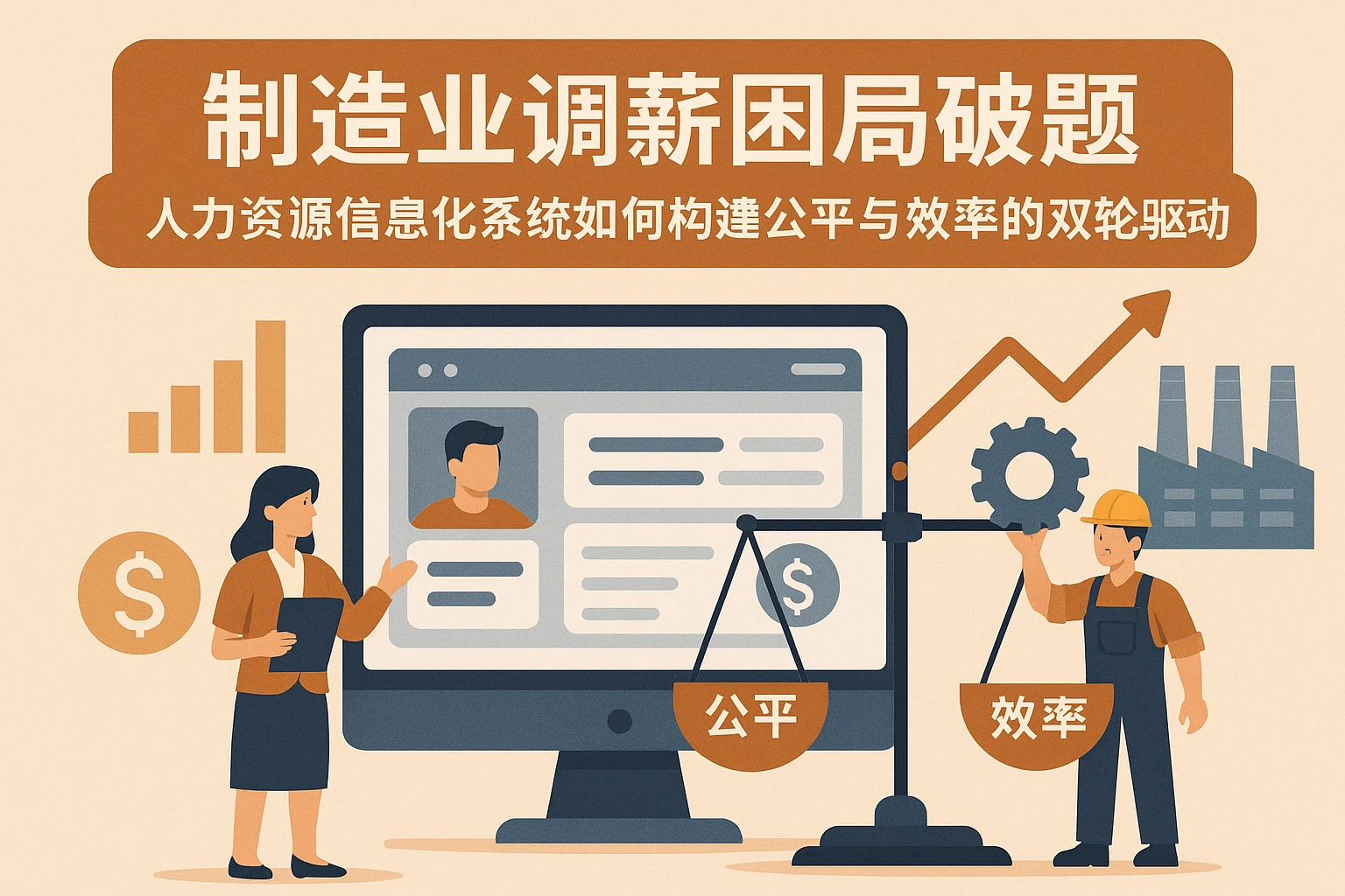 制造业调薪困局破题:人力资源信息化系统如何构建公平与效率的双轮驱动