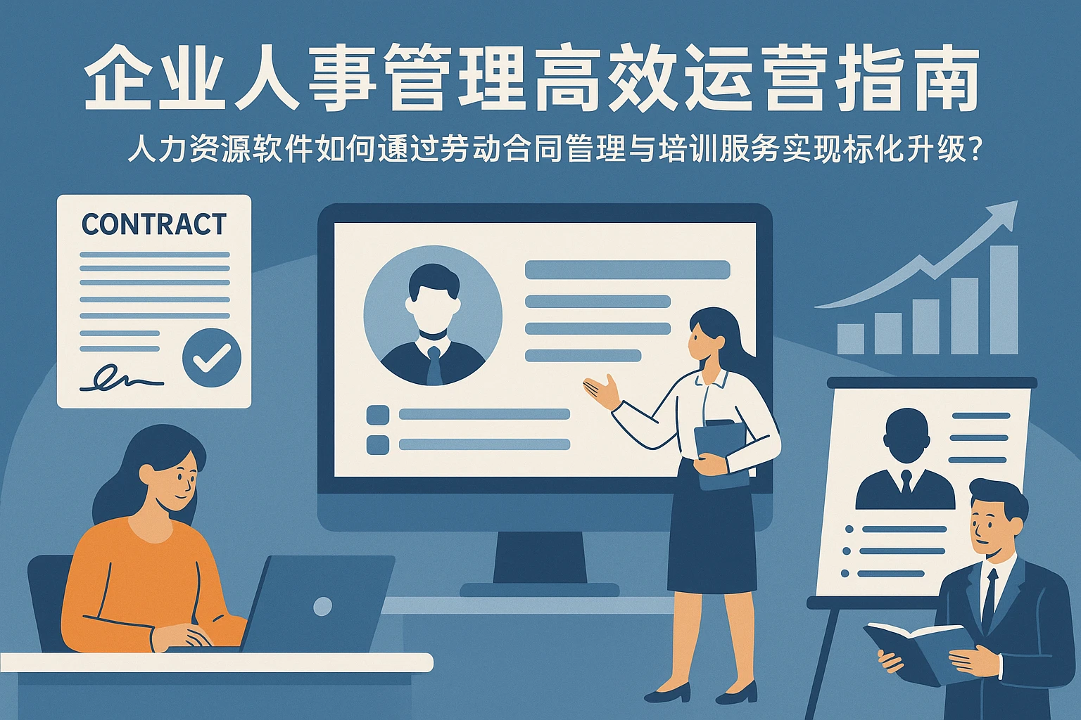 企业人事管理高效运营指南：人力资源软件如何通过劳动合同管理与培训服务实现标准化升级？