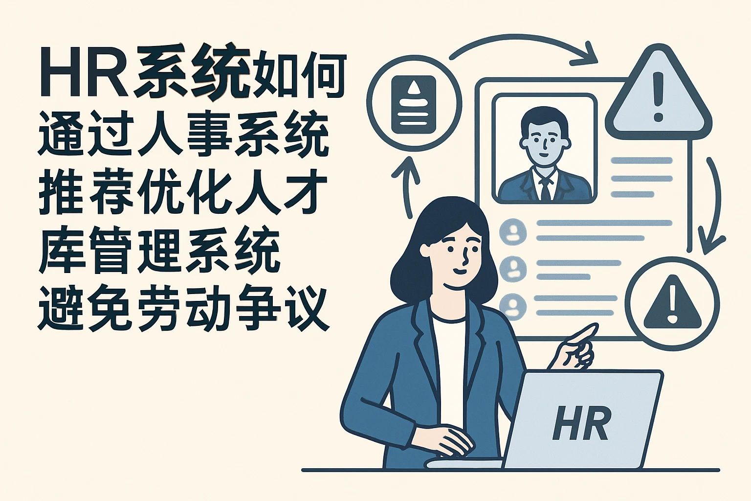 HR系统如何通过人事系统推荐优化人才库管理系统，避免劳动争议