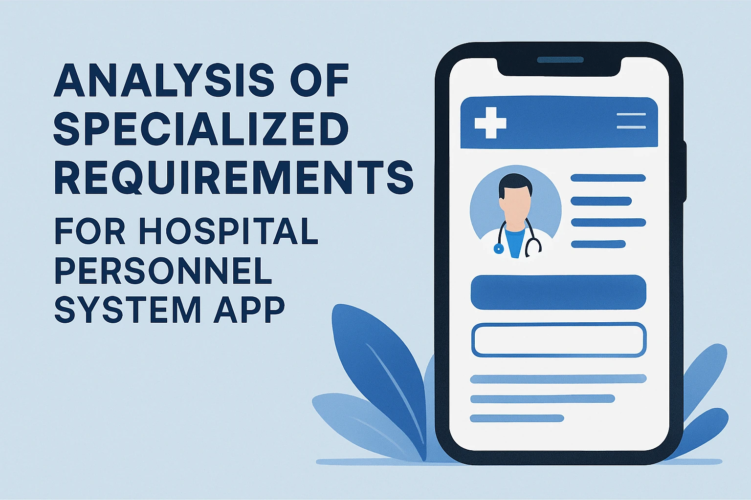 医院人事系统APP的特殊性要求