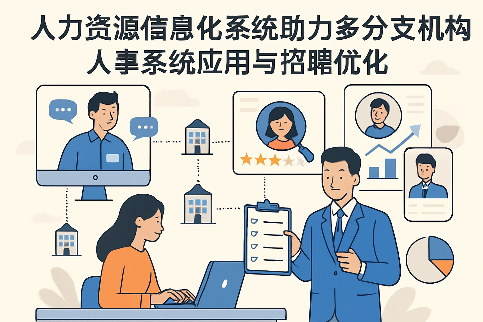 人力资源信息化系统助力多分支机构人事系统试用与招聘优化