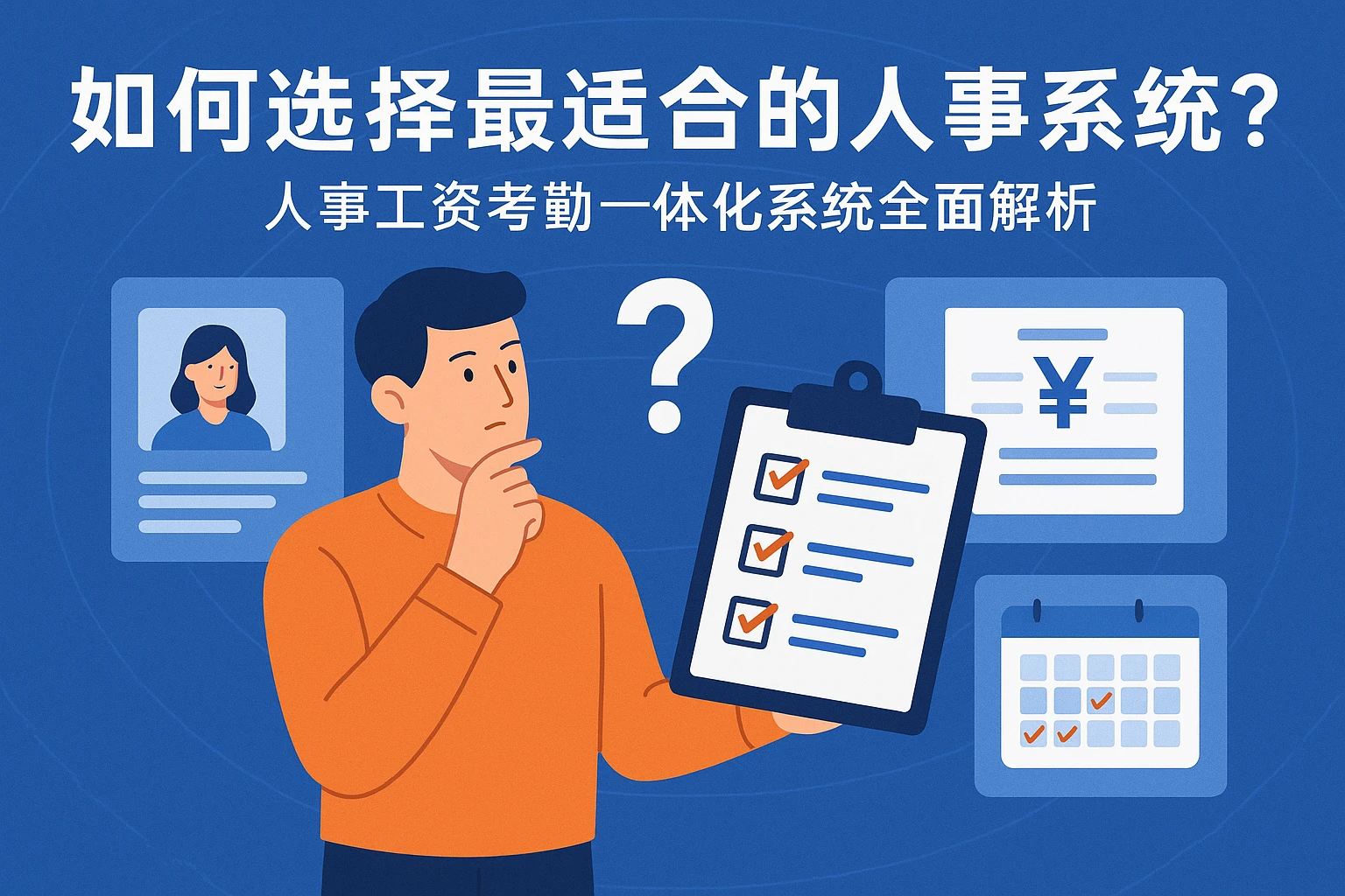 如何选择最适合的人事系统?人事工资考勤一体化系统全面解析
