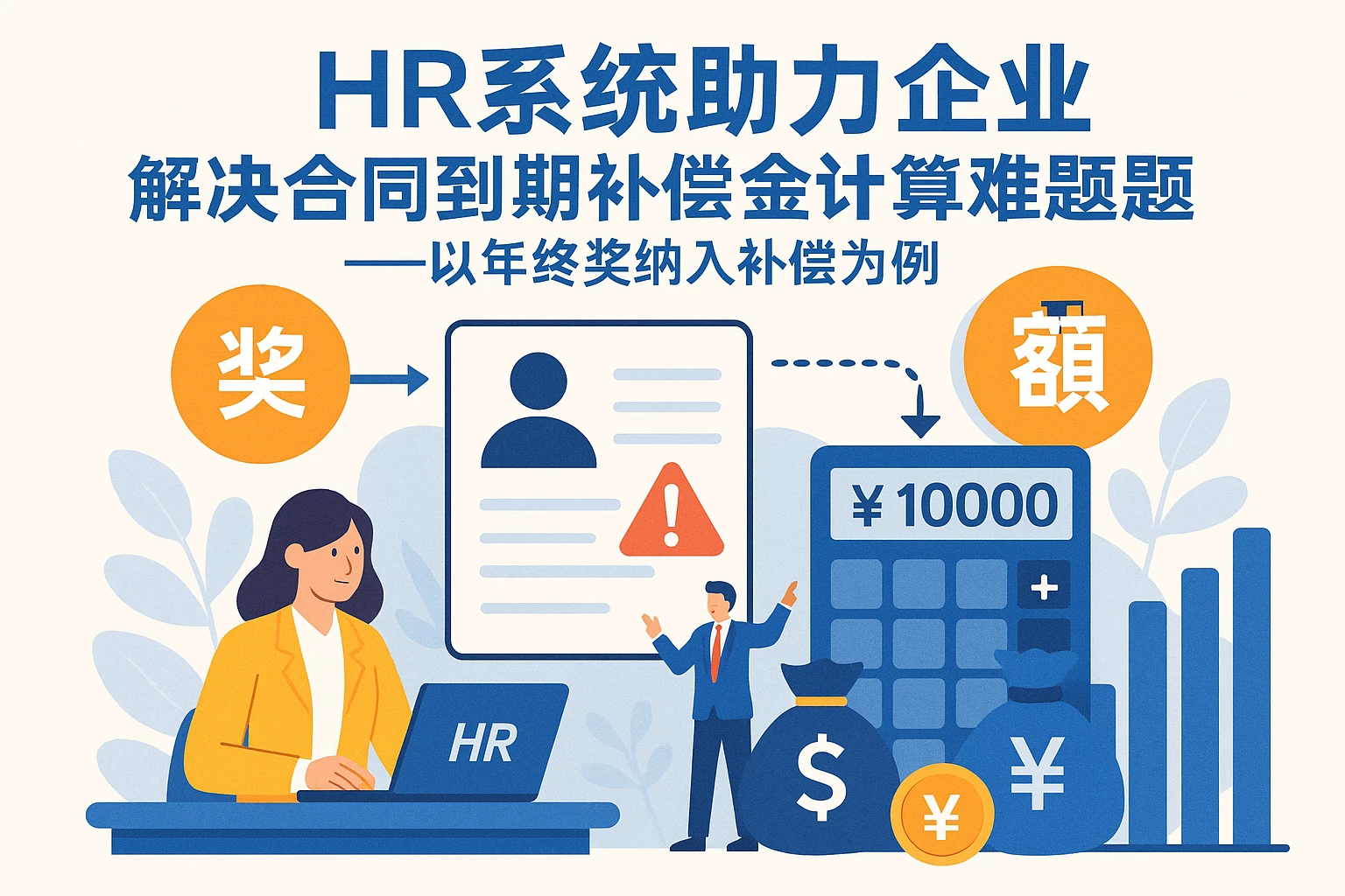 HR系统助力企业解决合同到期补偿金计算难题——以年终奖纳入补偿为例