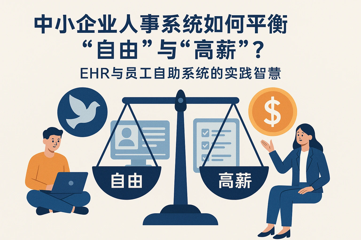 中小企业人事系统如何平衡“自由”与“高薪”？EHR与员工自助系统的实践智慧