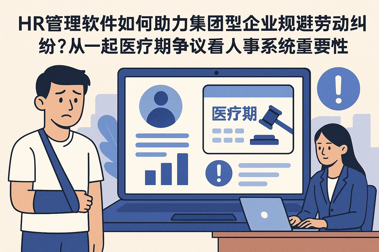 HR管理软件如何助力集团型企业规避劳动纠纷？从一起医疗期争议看人事系统的重要性