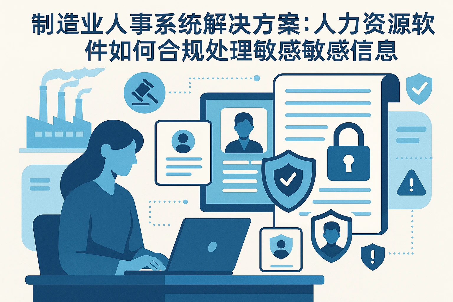 制造业人事系统解决方案：人力资源软件如何合规处理敏感信息