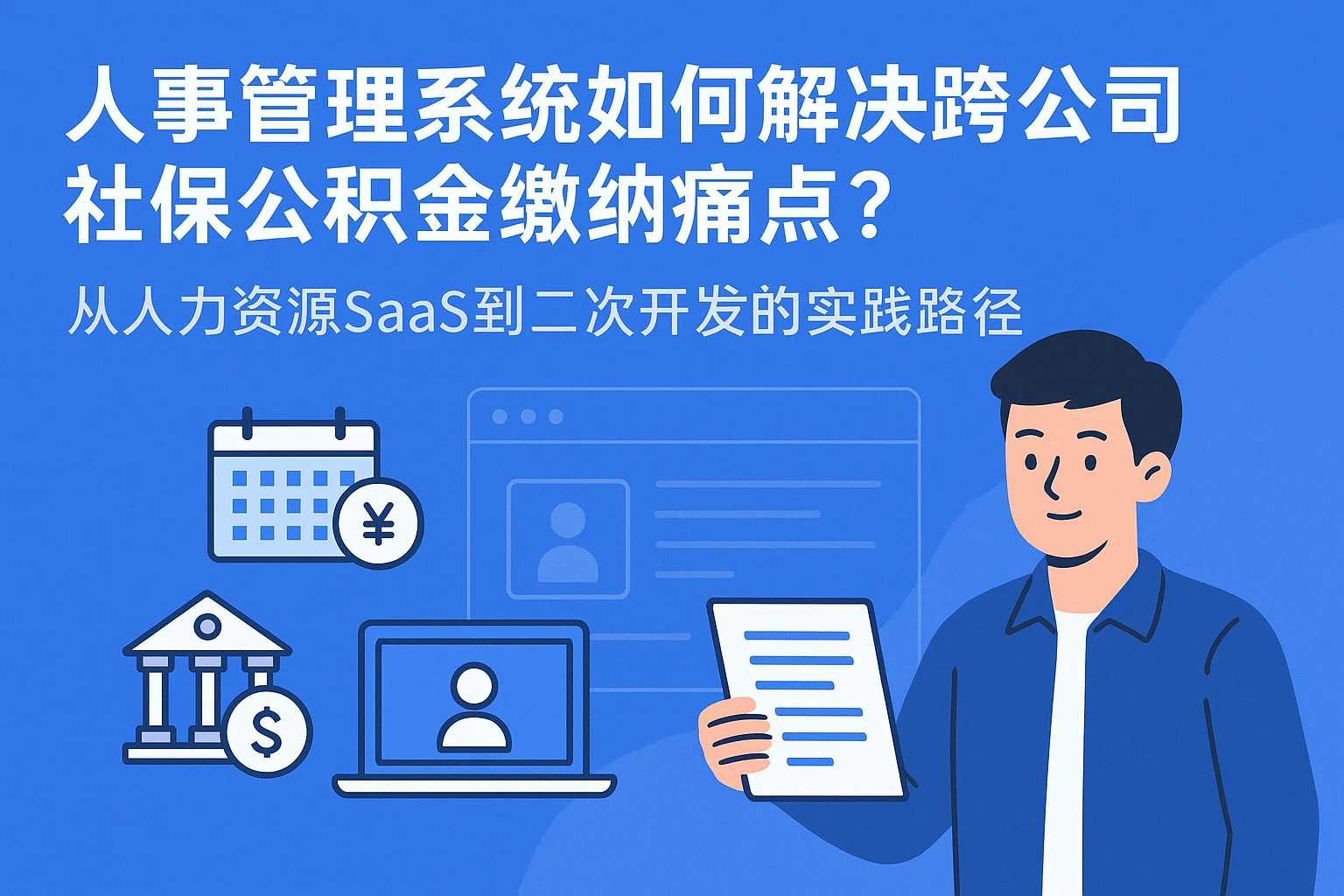 人事管理系统如何解决跨公司社保公积金缴纳痛点?——从人力资源SaaS到二次开发的实践路径