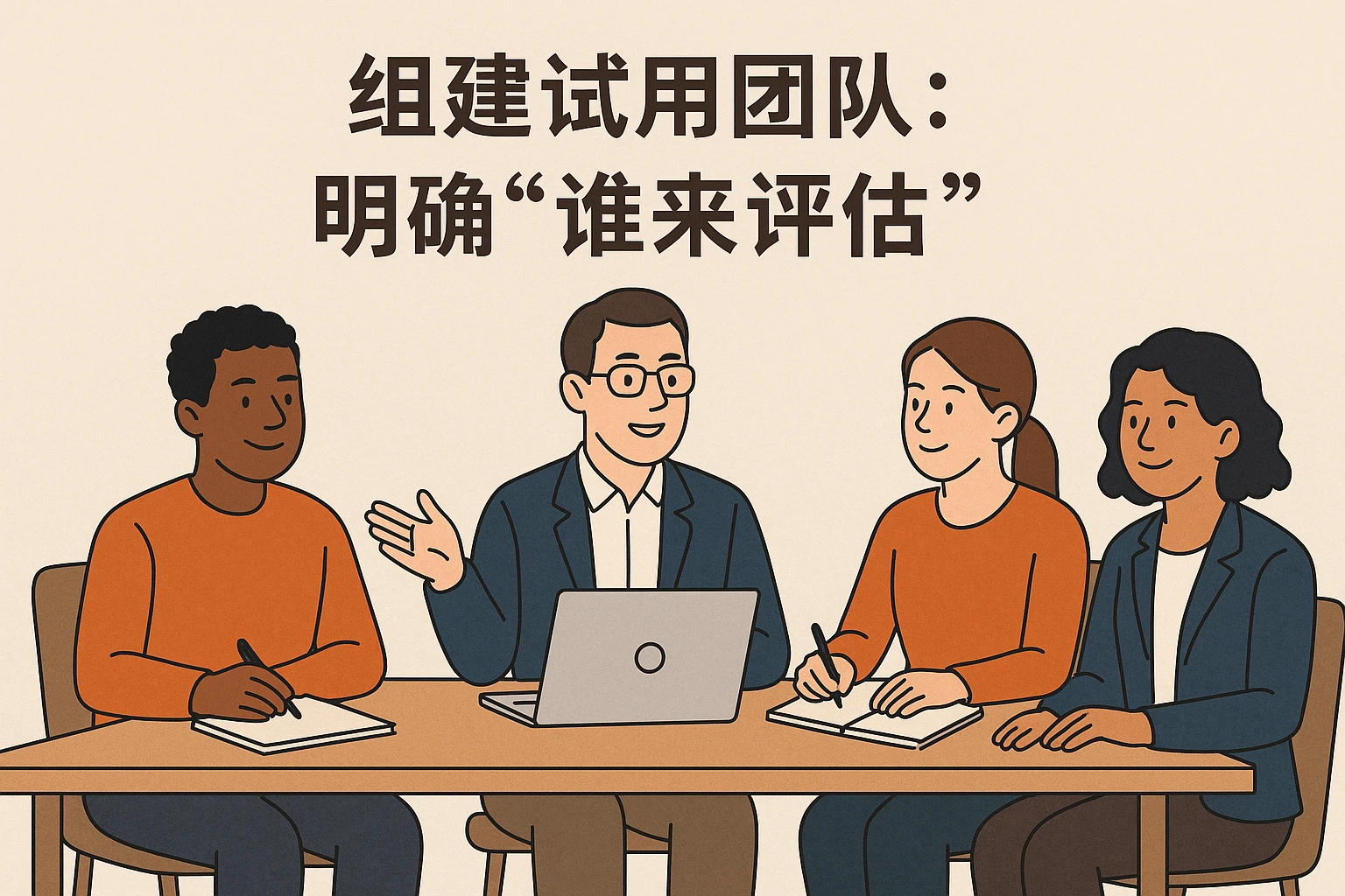 2. 组建试用团队:明确“谁来评估”