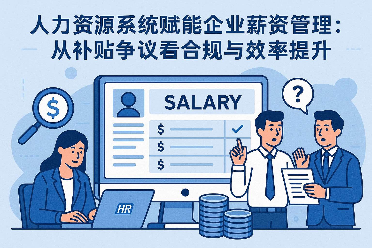 人力资源系统赋能企业薪资管理:从补贴争议看合规与效率提升
