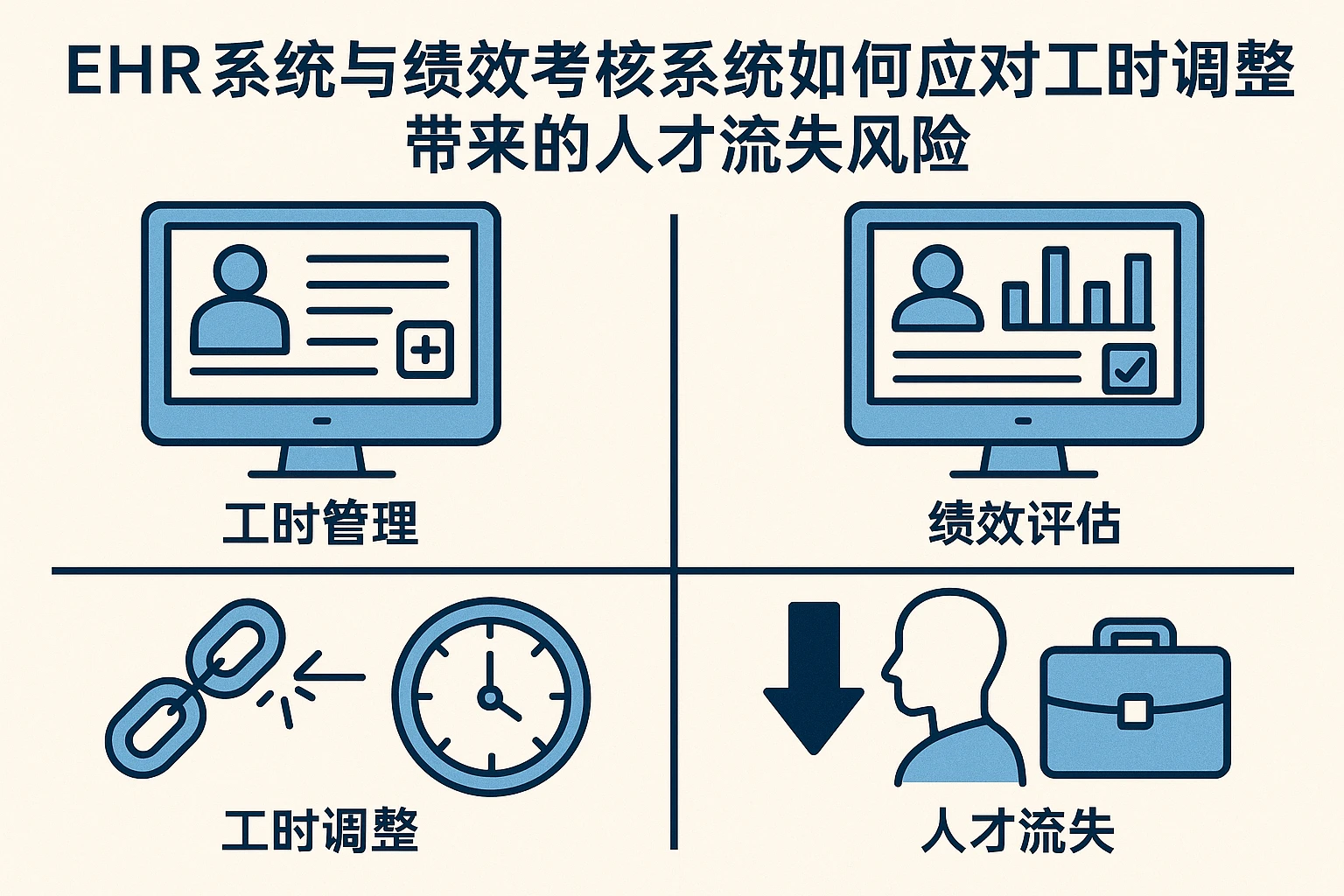 ehr系统与绩效考核系统如何应对工时调整带来的人才流失风险