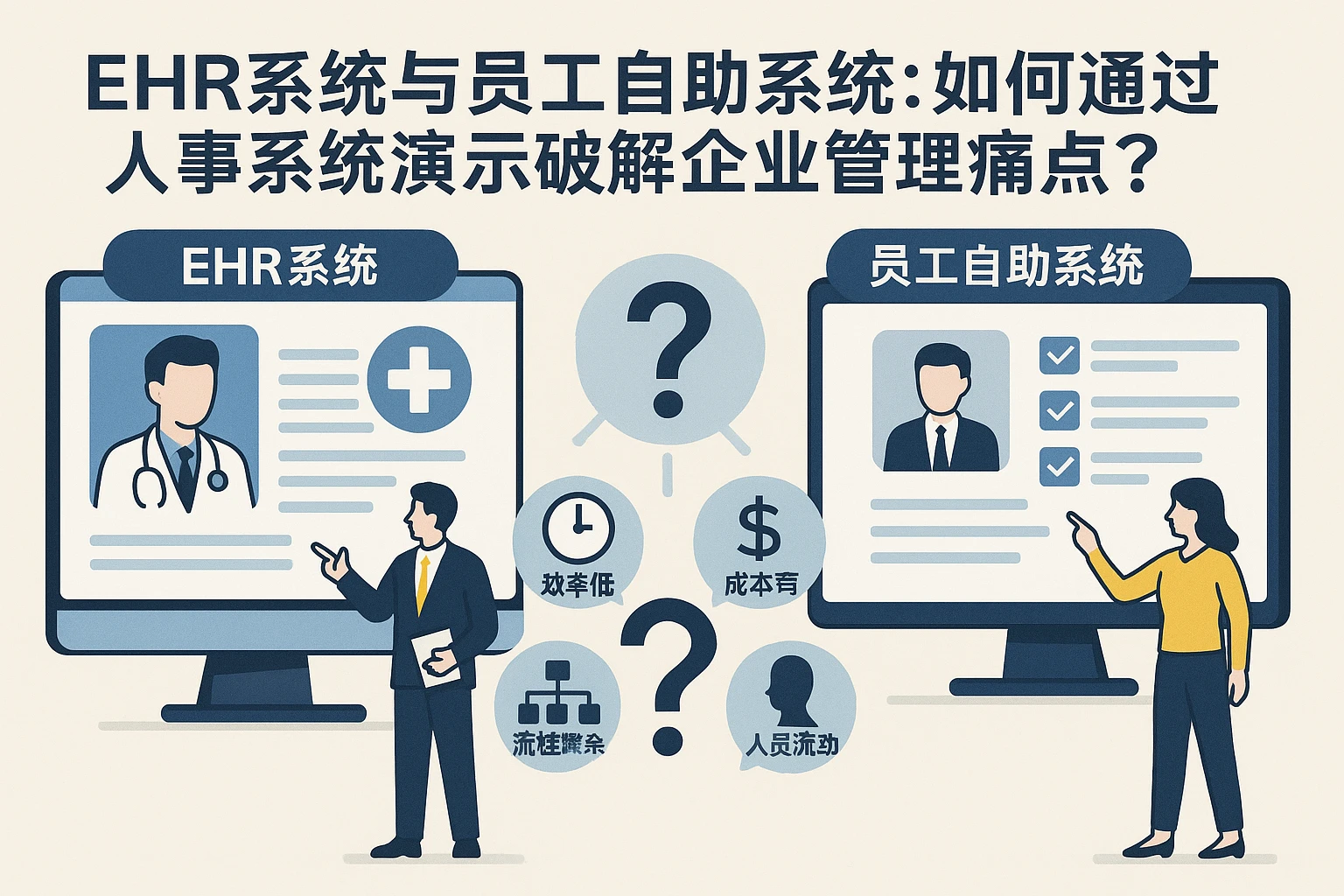 EHR系统与员工自助系统：如何通过人事系统演示破解企业管理痛点？
