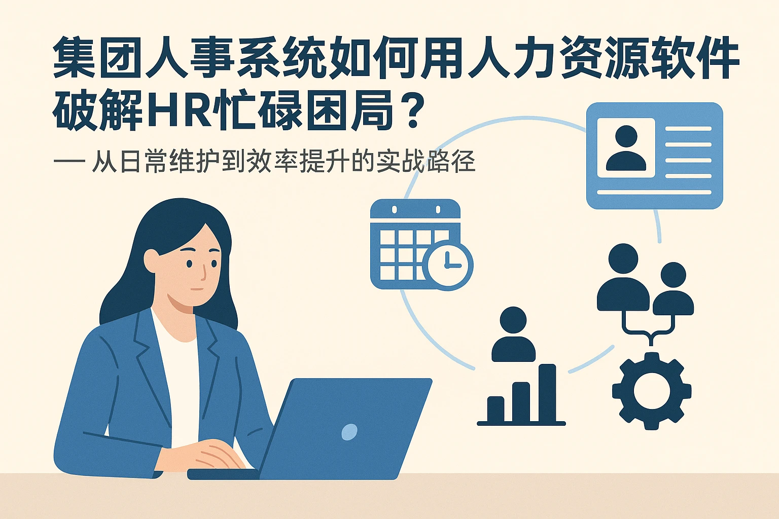 集团人事系统如何用人力资源软件破解HR忙碌困局?——从日常维护到效率提升的实战路径