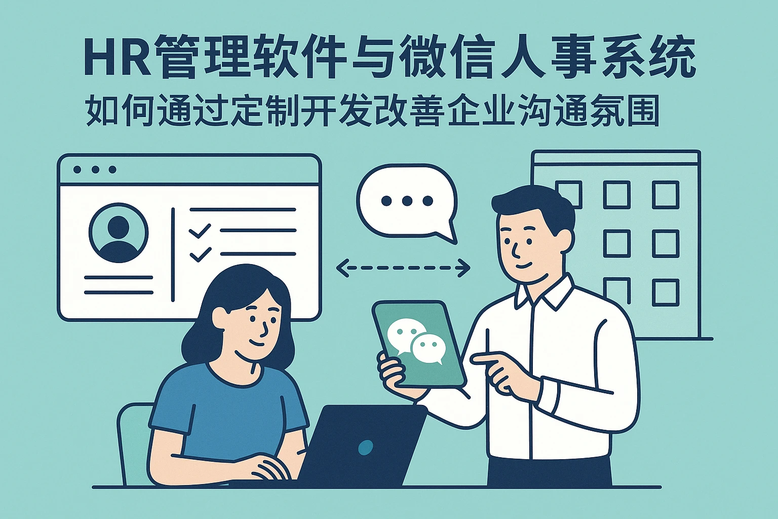 HR管理软件与微信人事系统如何通过定制开发改善企业沟通氛围