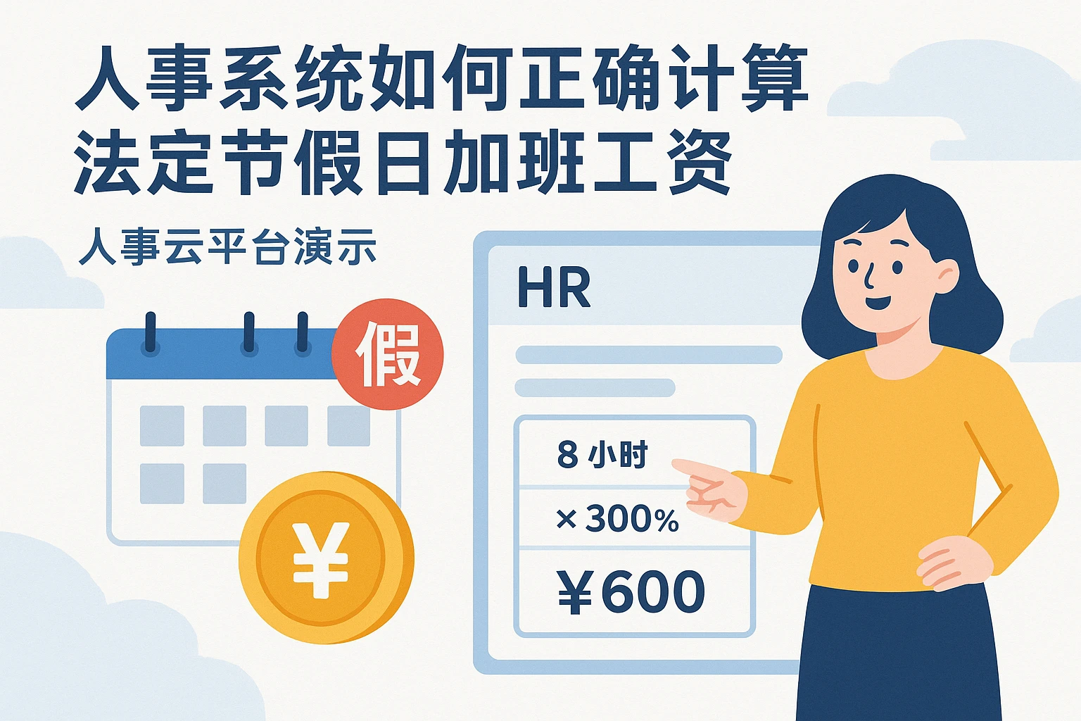 人事系统如何正确计算法定节假日加班工资 - 人事云平台演示