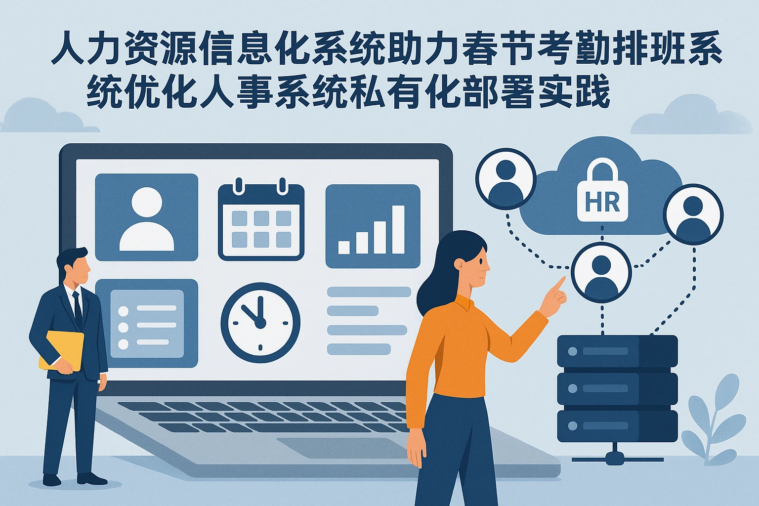 人力资源信息化系统助力春节考勤排班系统优化与人事系统私有化部署实践