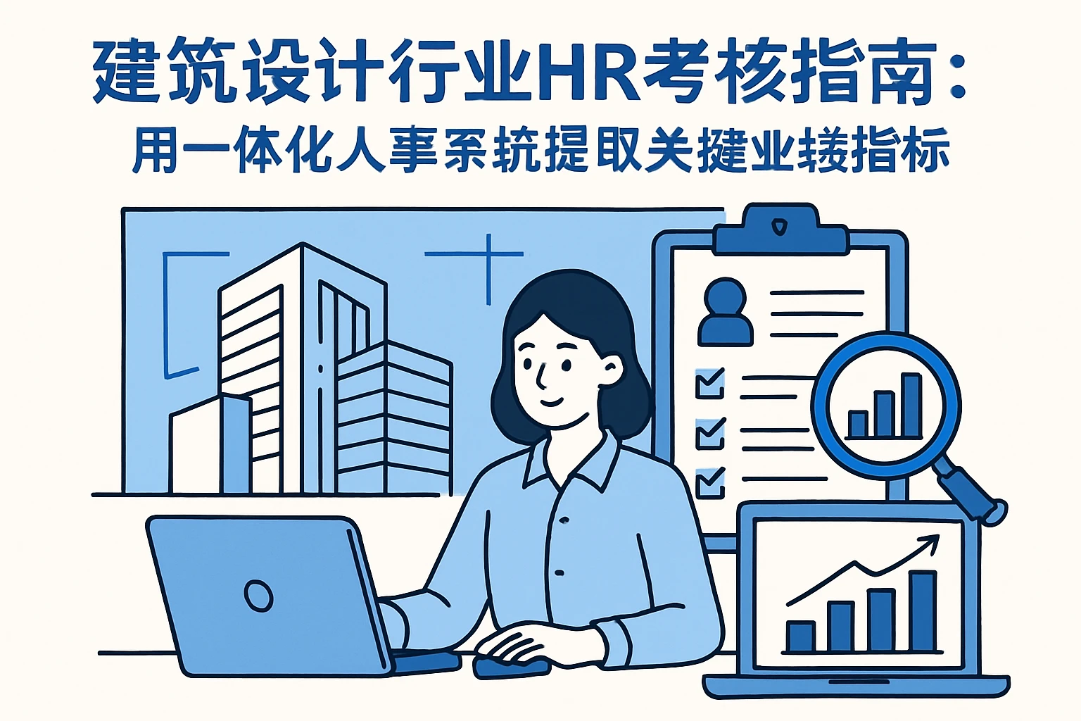 建筑设计行业HR考核指南:用一体化人事系统提取关键业绩指标