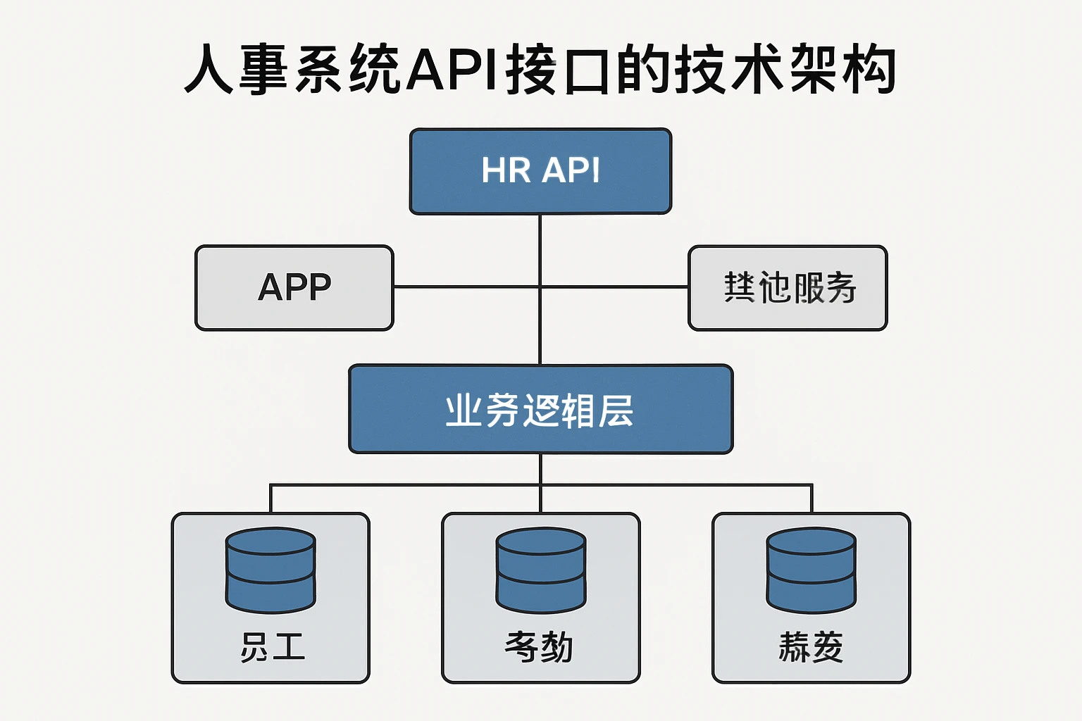 人事系统API接口的技术架构