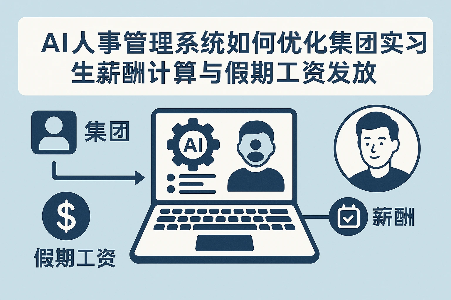 AI人事管理系统如何优化集团实习生薪酬计算与假期工资发放