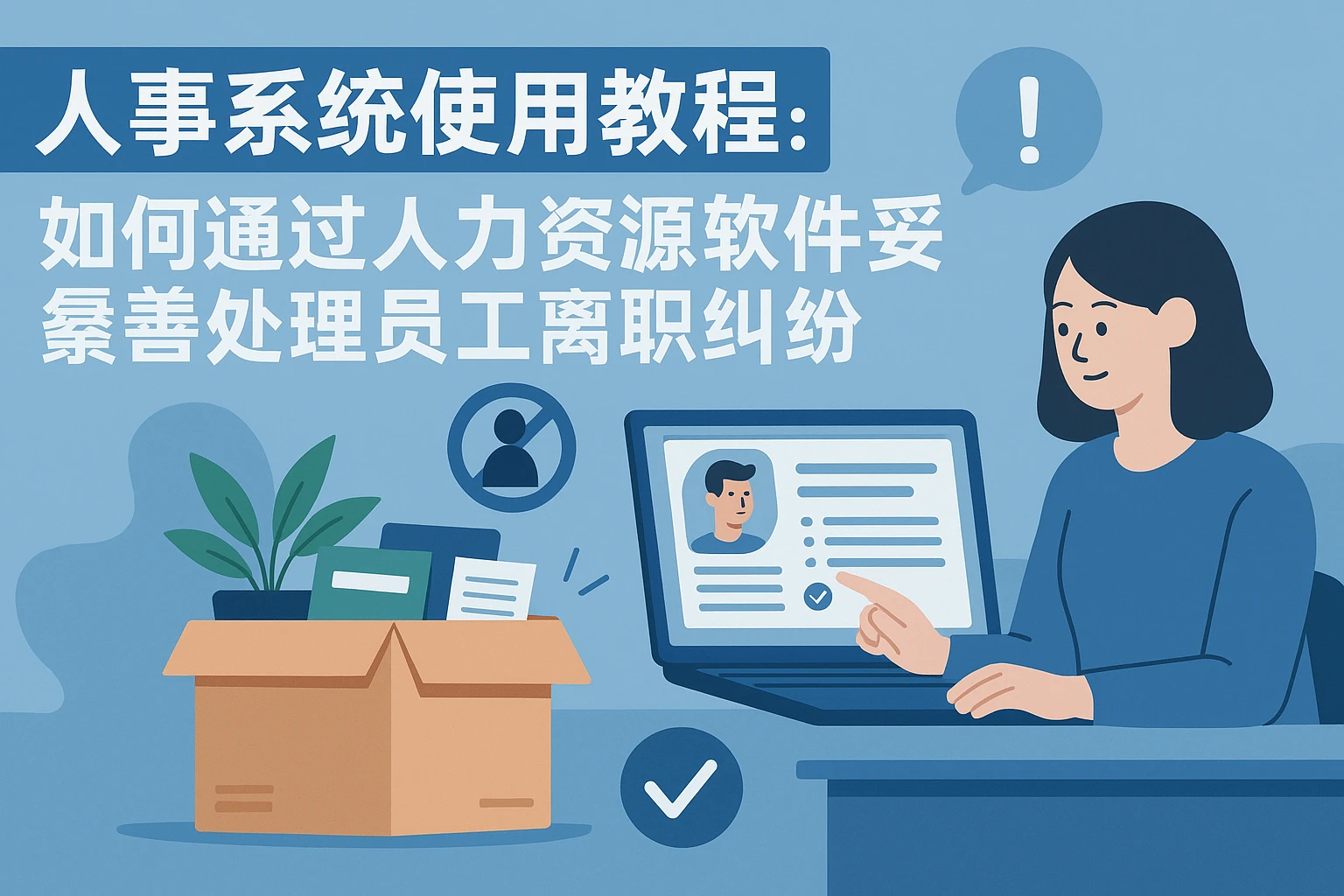 人事系统使用教程:如何通过人力资源软件妥善处理员工离职纠纷
