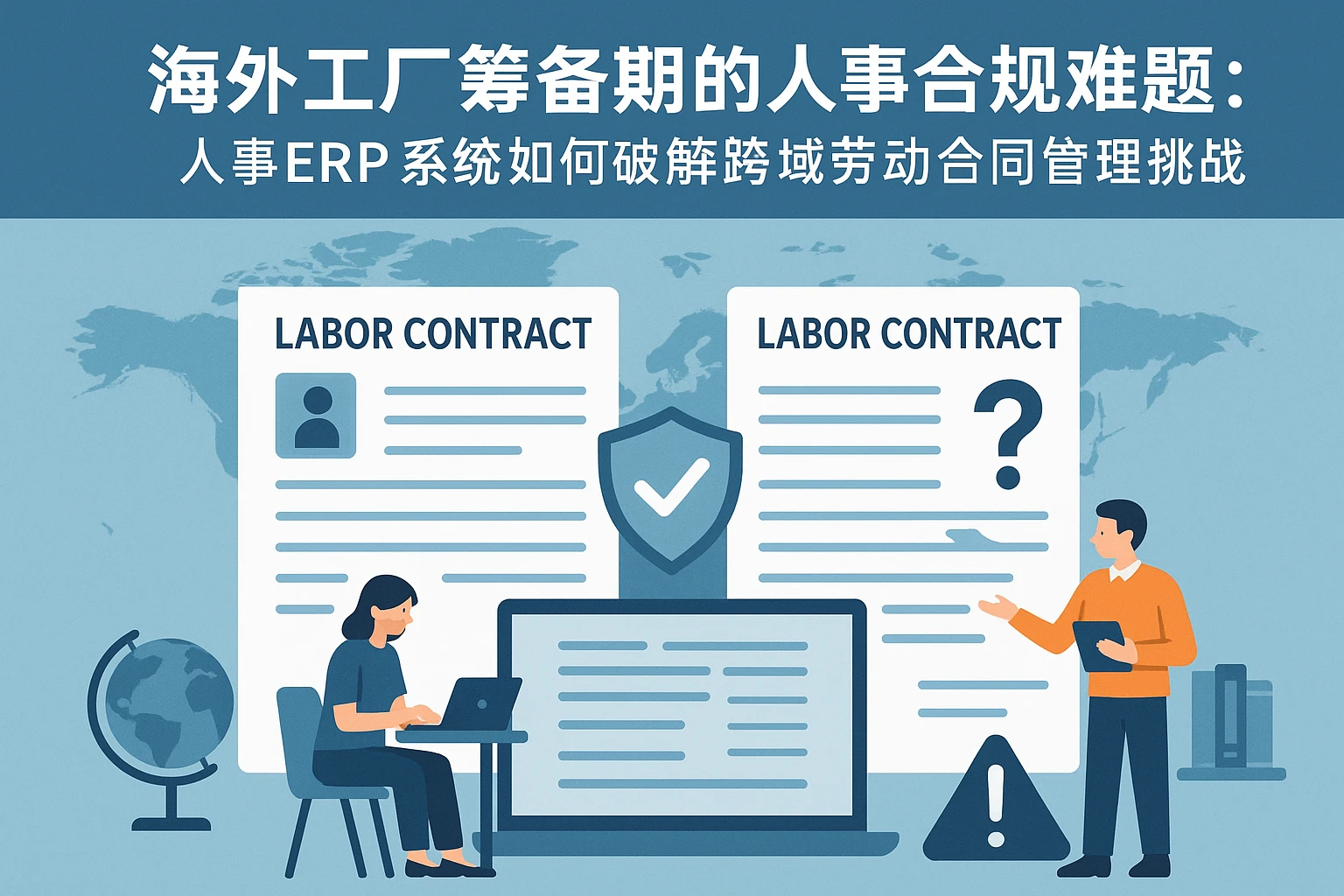海外工厂筹备期的人事合规难题：人事ERP系统如何破解跨地域劳动合同与管理挑战