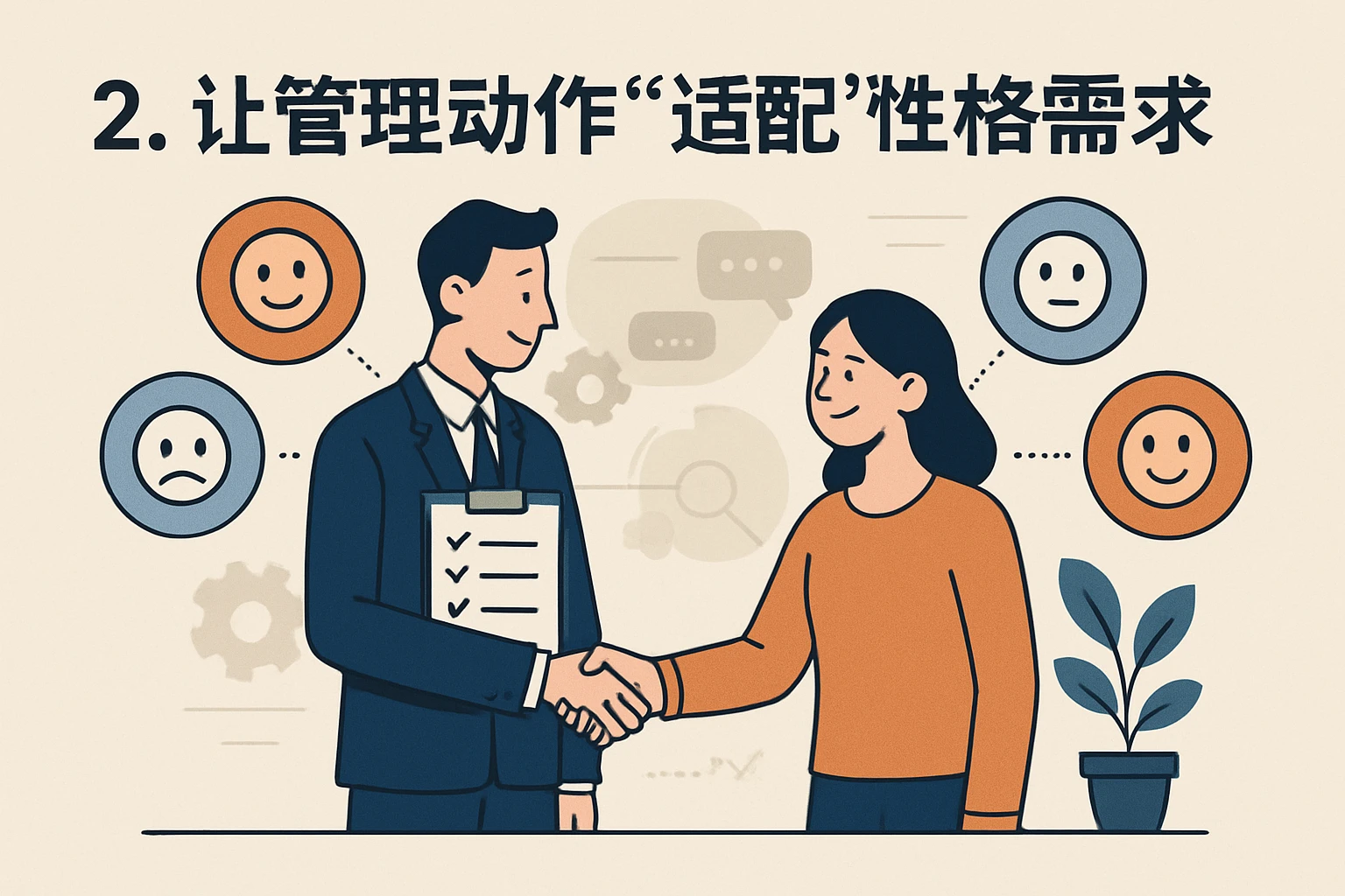 2. 让管理动作“适配”性格需求