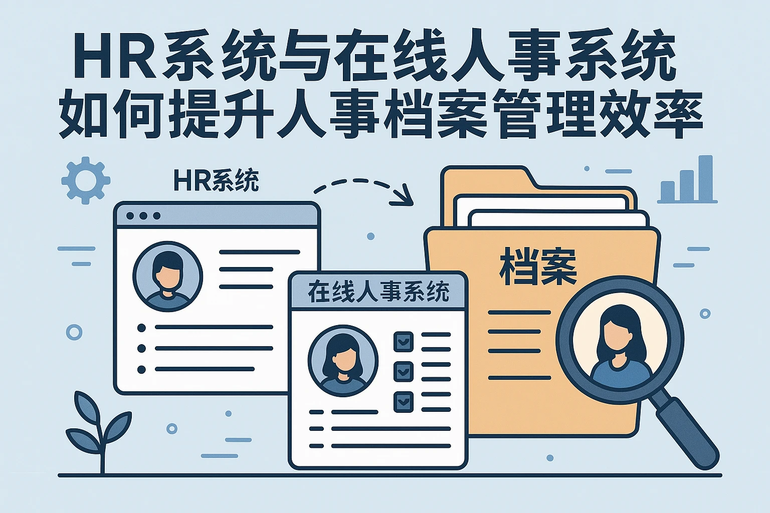 HR系统与在线人事系统如何提升人事档案管理效率