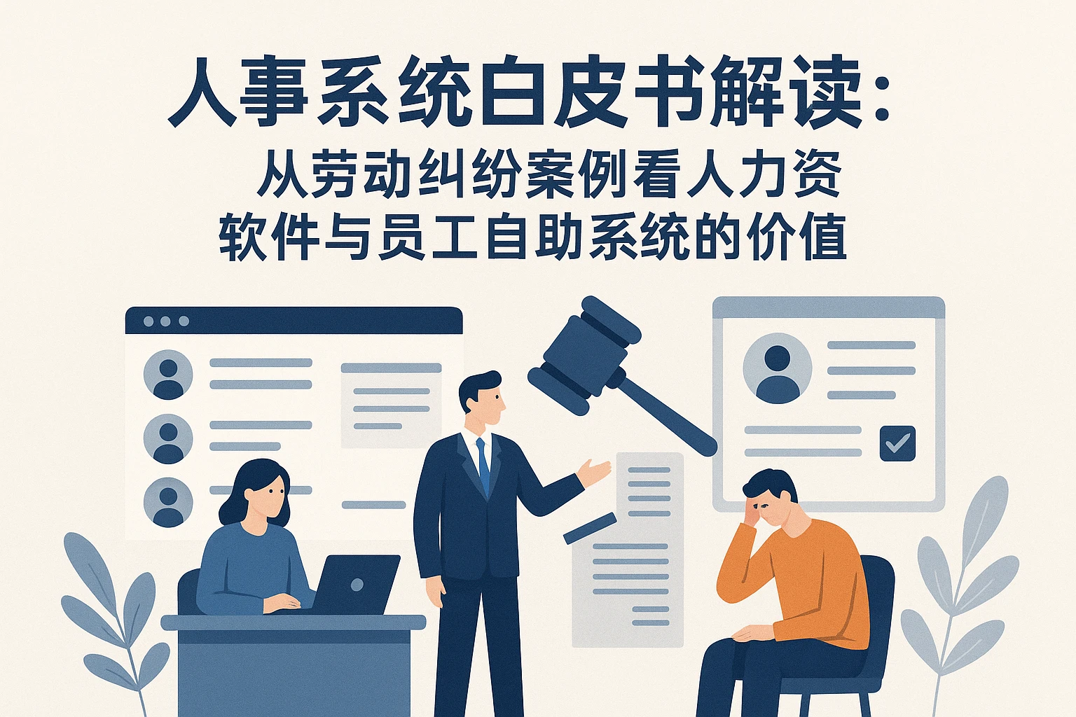 人事系统白皮书解读:从劳动纠纷案例看人力资源软件与员工自助系统的价值