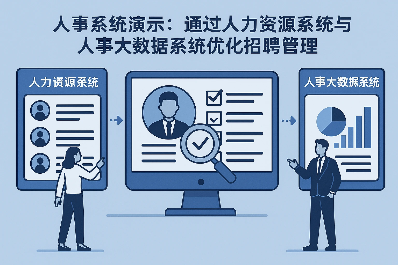 人事系统演示：通过人力资源系统与人事大数据系统优化招聘管理