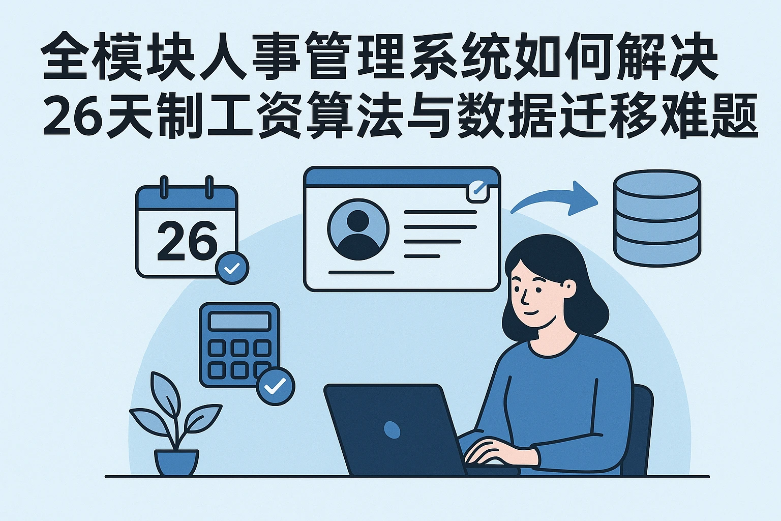 全模块人事管理系统如何解决26天制工资算法与数据迁移难题