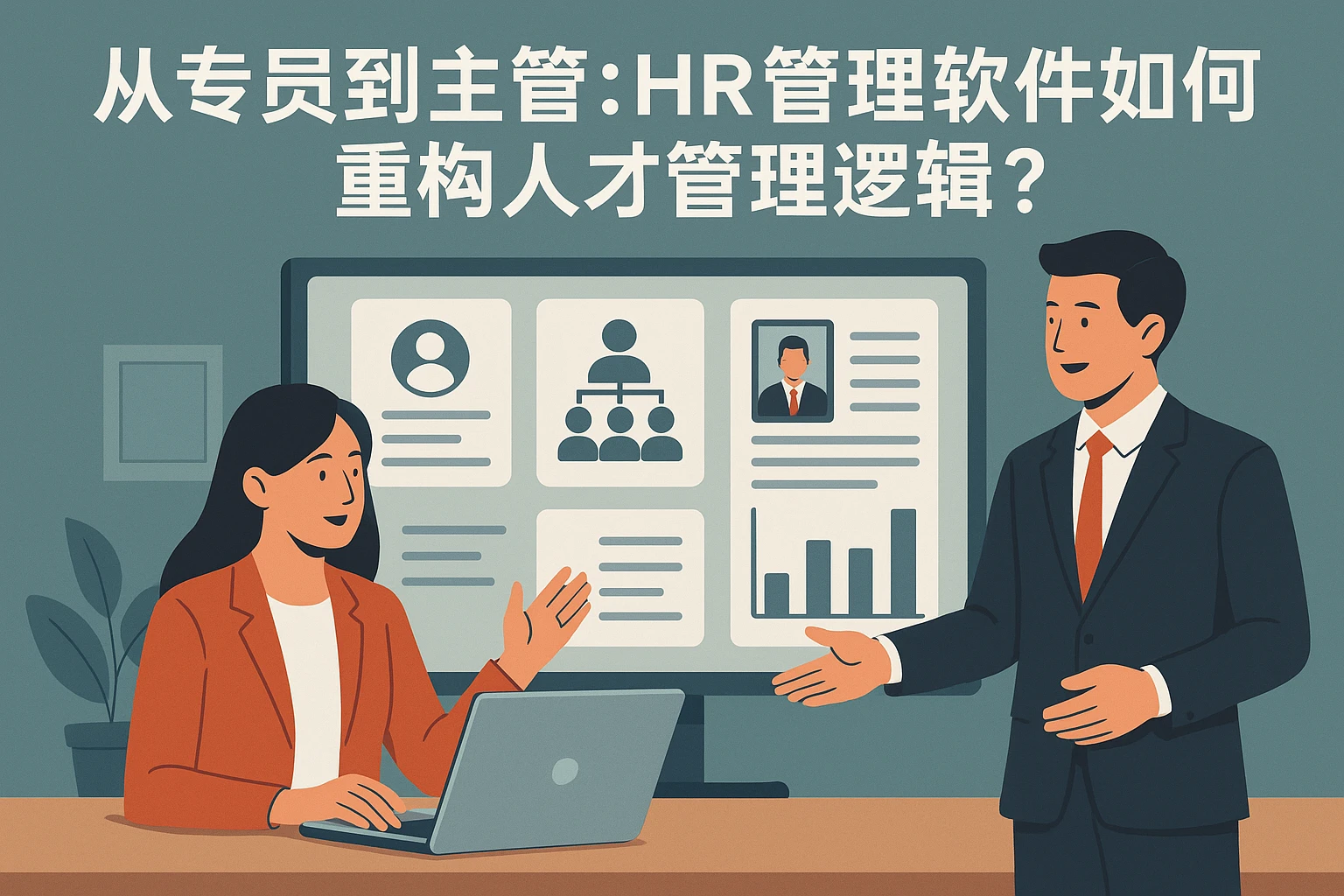 从专员到主管：HR管理软件如何重构人才管理逻辑？