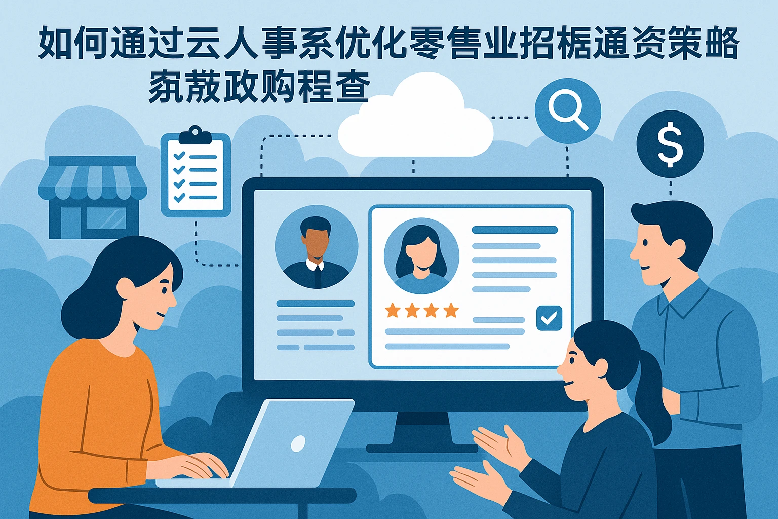 如何通过云人事系统优化零售业招聘流程与薪资沟通策略
