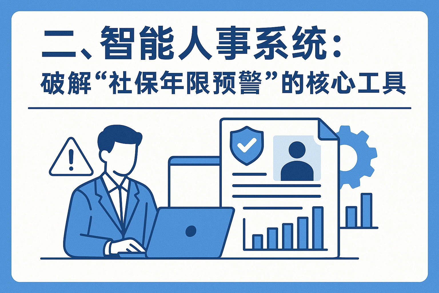 二、智能人事系统:破解“社保年限预警”的核心工具