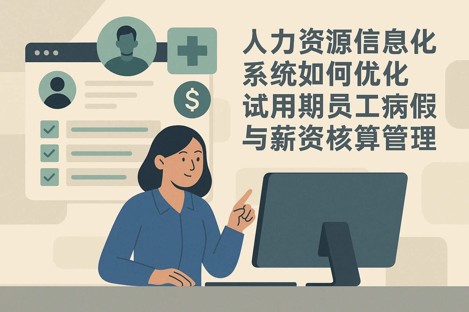 人力资源信息化系统如何优化试用期员工病假与薪资核算管理