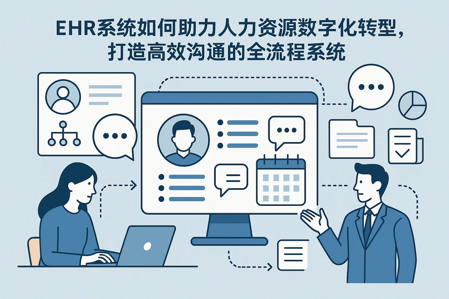 EHR系统如何助力人力资源数字化转型，打造高效沟通的全流程系统
