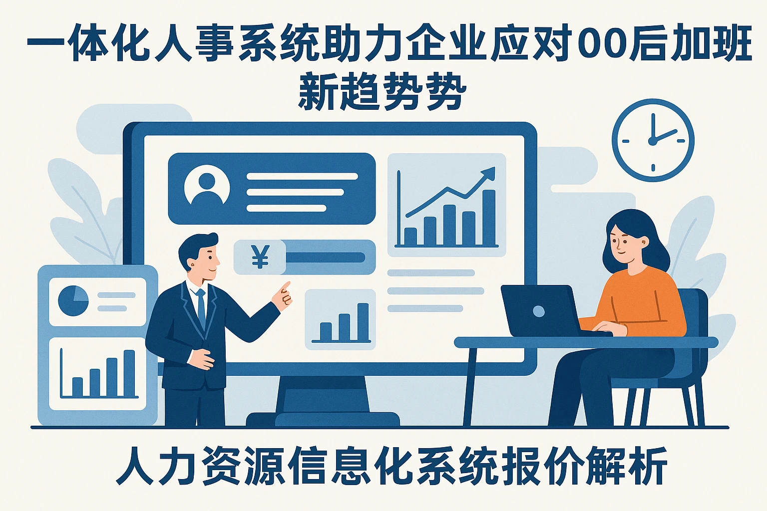 一体化人事系统助力企业应对00后加班新趋势：人力资源信息化系统报价解析