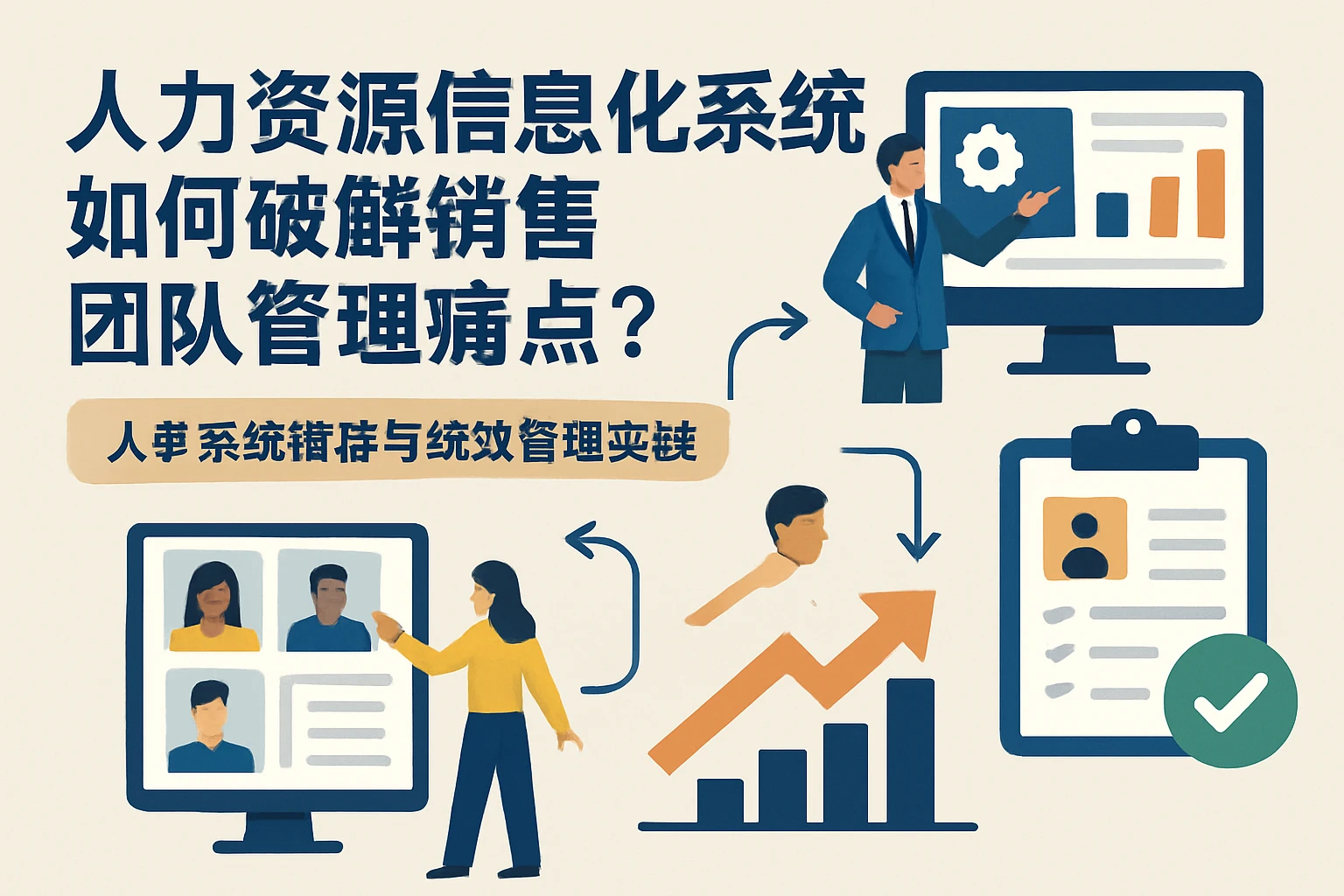 人力资源信息化系统如何破解销售团队管理痛点?人事系统推荐与绩效管理实践