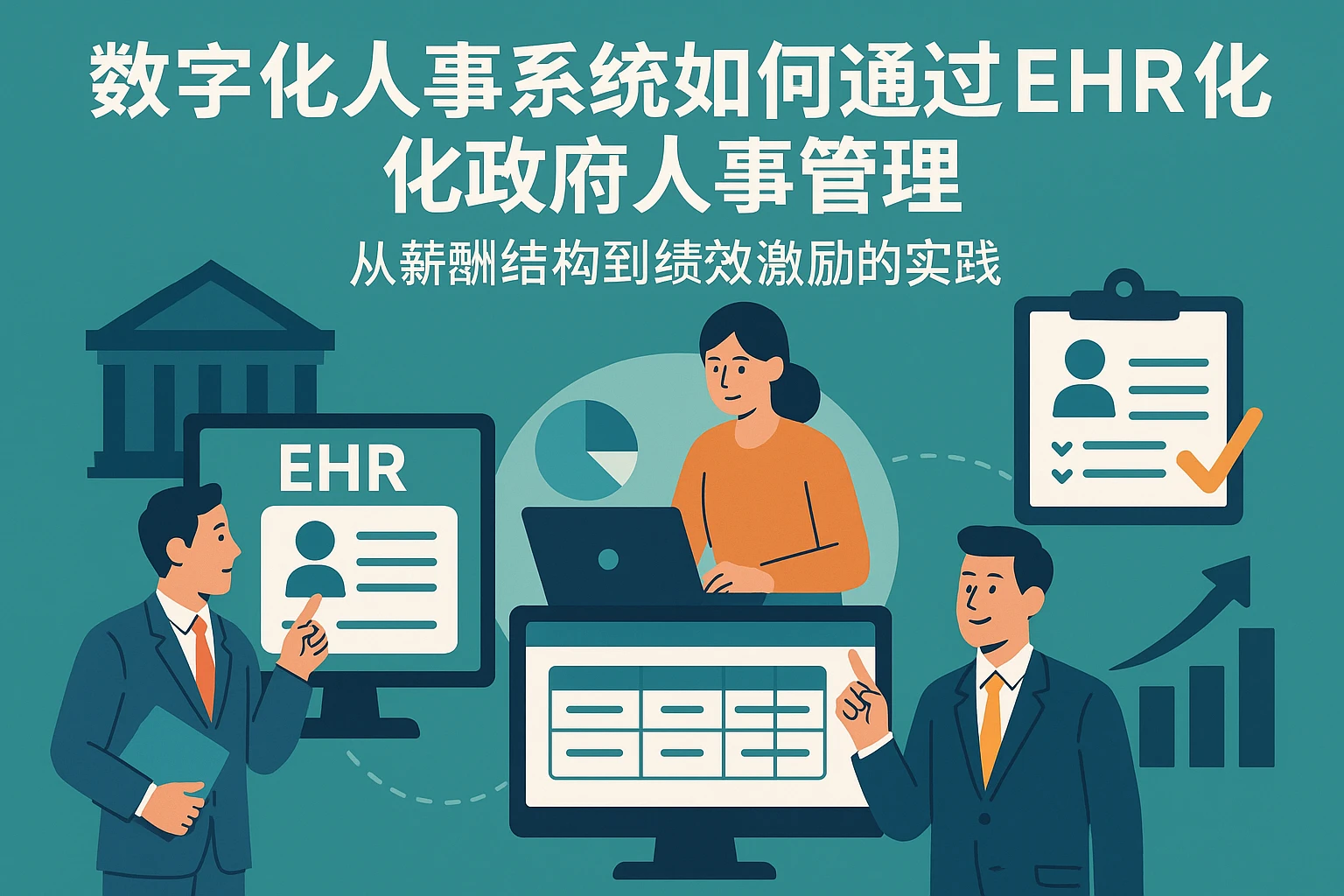 数字化人事系统如何通过EHR优化政府人事管理：从薪酬结构到绩效激励的实践