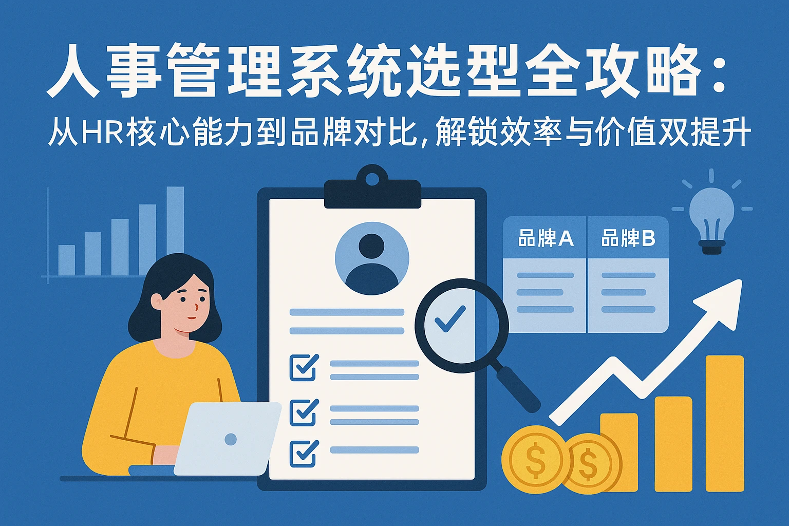 人事管理系统选型全攻略：从HR核心能力到品牌对比，解锁效率与价值双提升