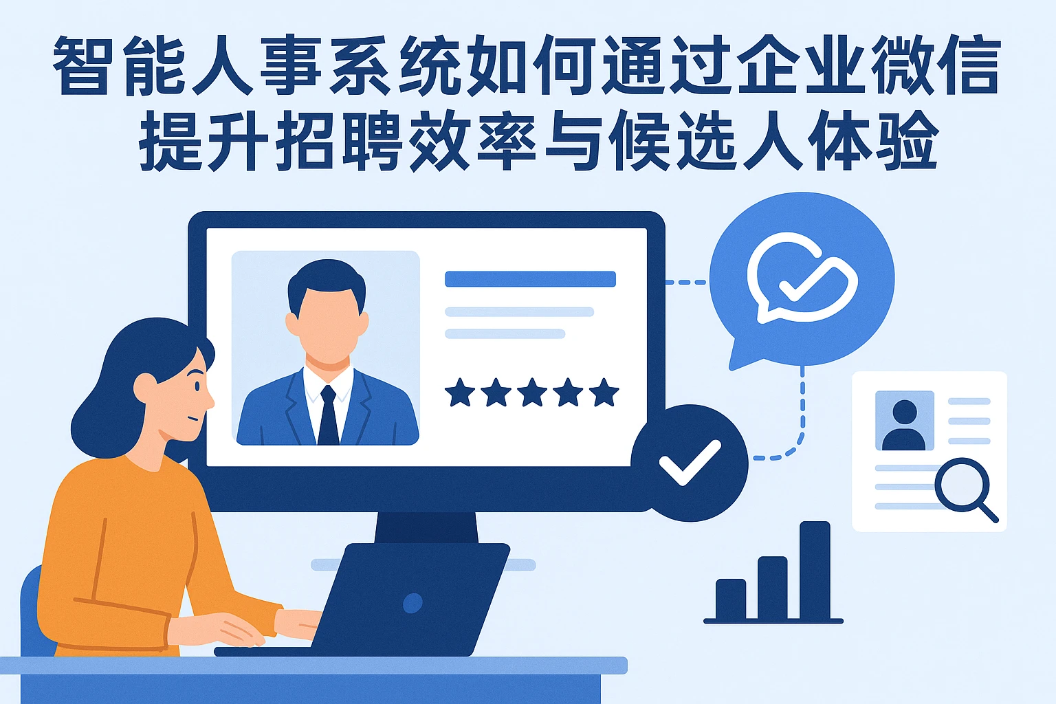 智能人事系统如何通过企业微信提升招聘效率与候选人体验