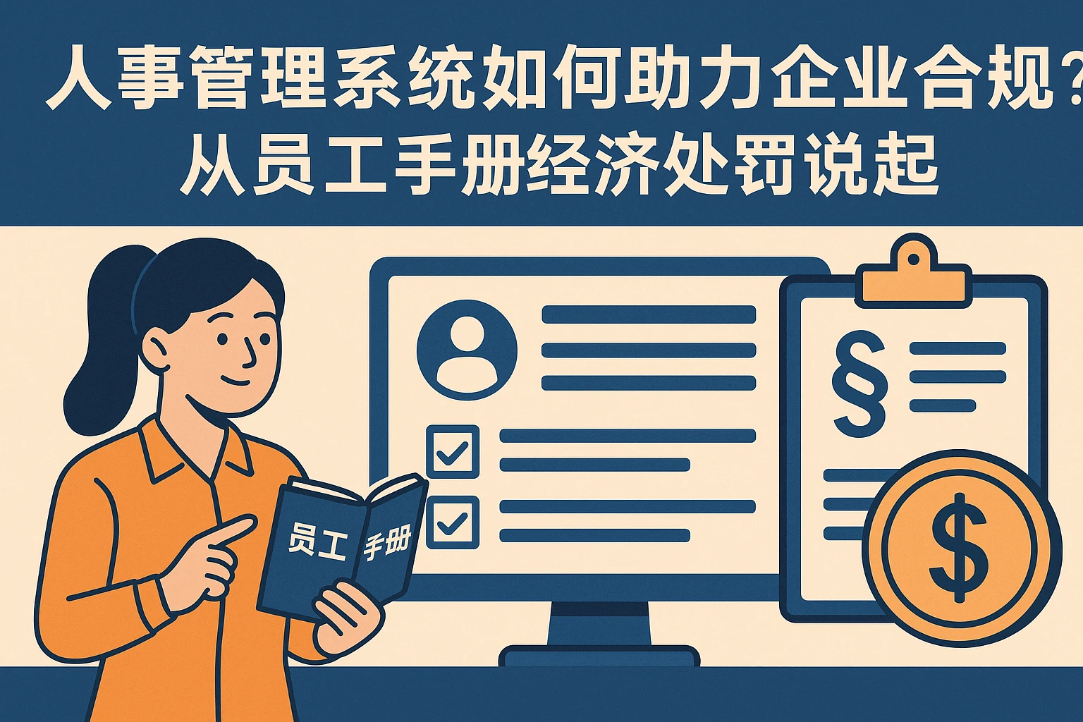 人事管理系统如何助力企业合规?从员工手册经济处罚说起