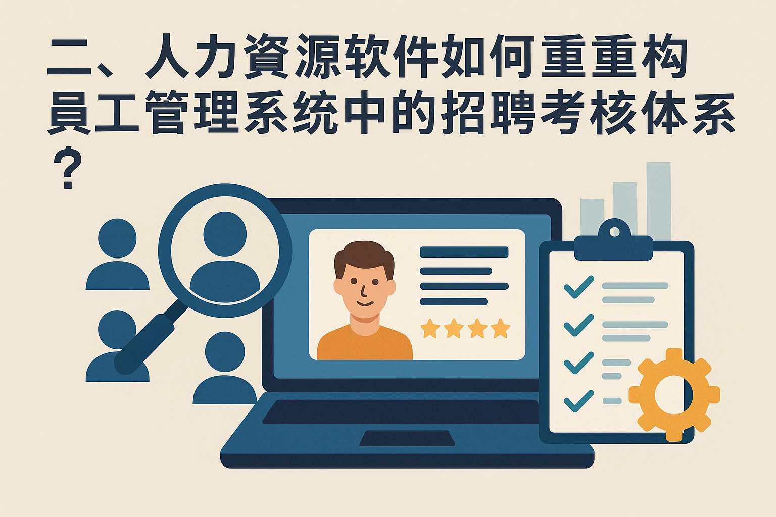 二、人力资源软件如何重构员工管理系统中的招聘考核体系?