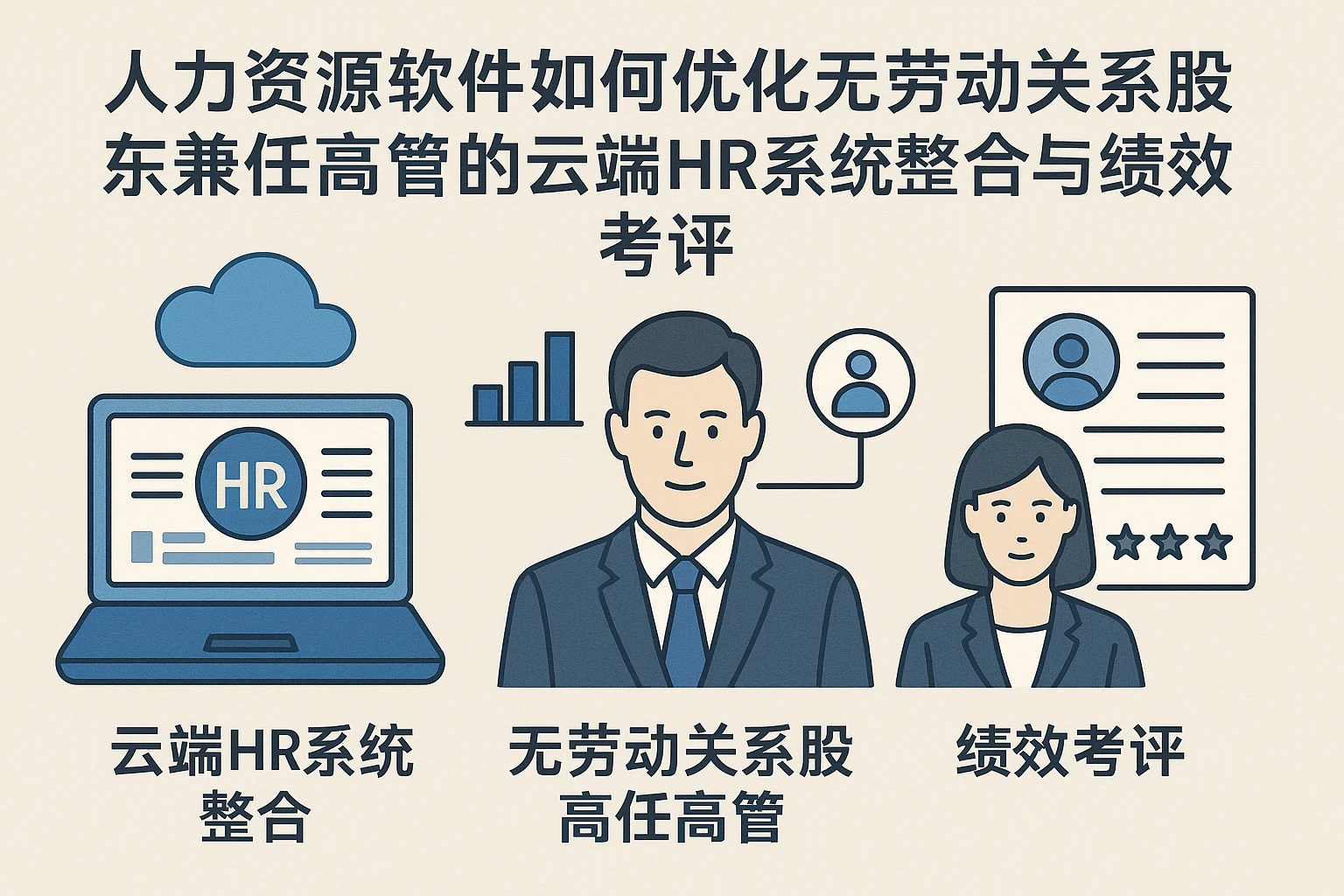 人力资源软件如何优化无劳动关系股东兼任高管的云端HR系统整合与绩效考评