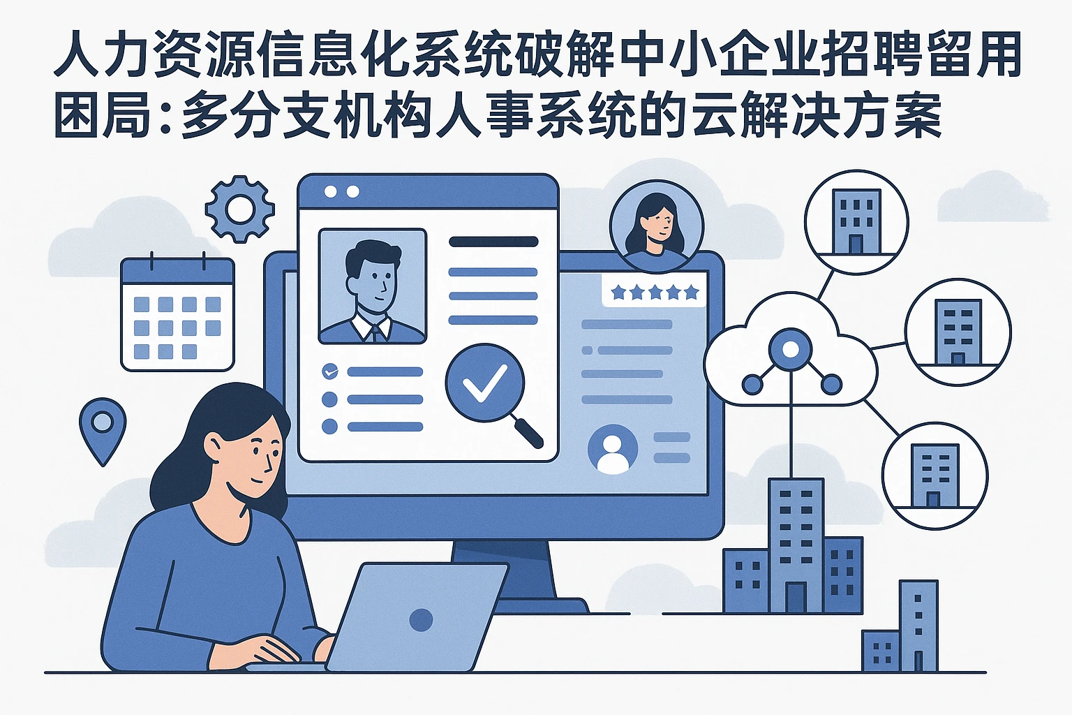 人力资源信息化系统破解中小企业招聘留用困局：多分支机构人事系统的云解决方案