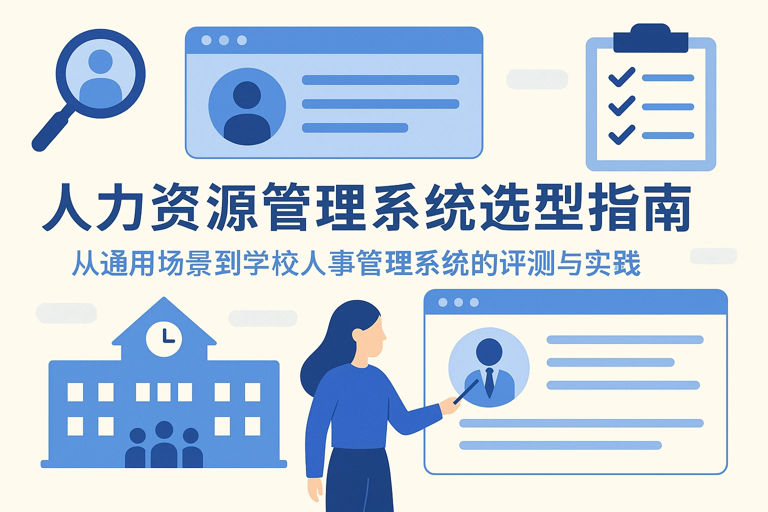 人力资源管理系统选型指南:从通用场景到学校人事管理系统的评测与实践