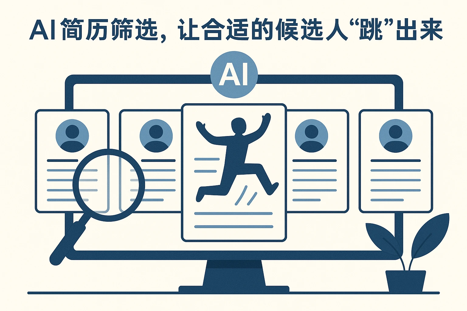 2. AI简历筛选,让合适的候选人“跳”出来