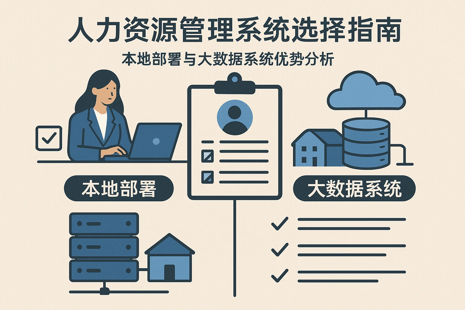 人力资源管理系统选择指南：本地部署与大数据系统优势分析
